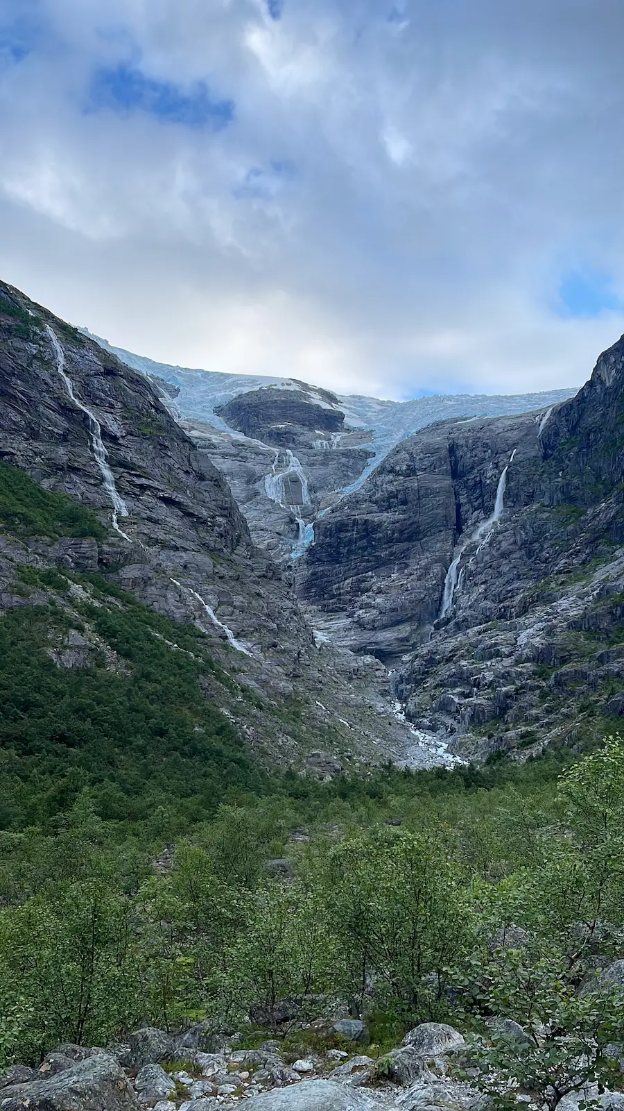 Mountains and fjord in Western Norway