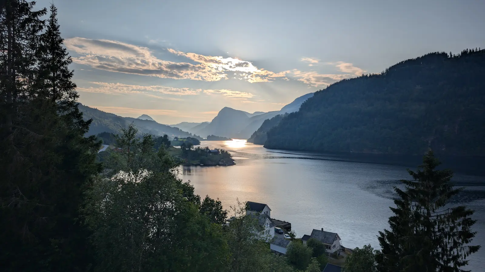 Western Norway mountains and fjord
